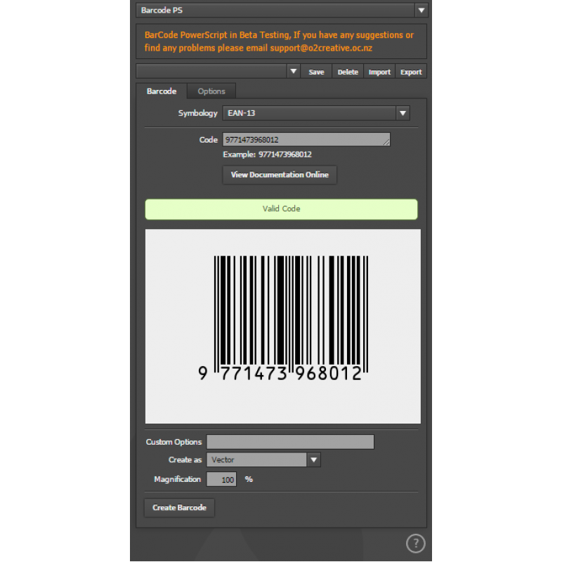 Barcode Plugin Adobe Illustrator Cs6