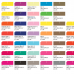 Spot Color Chart Creator PowerScript for Adobe Illustrator