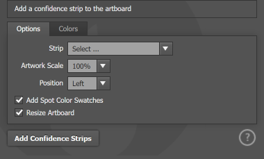 The Options tab
